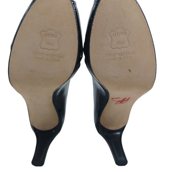 Stuart Weitzman Peep Toe Pumps EUC $265 size 6.5 S2324 - Picture 8 of 11